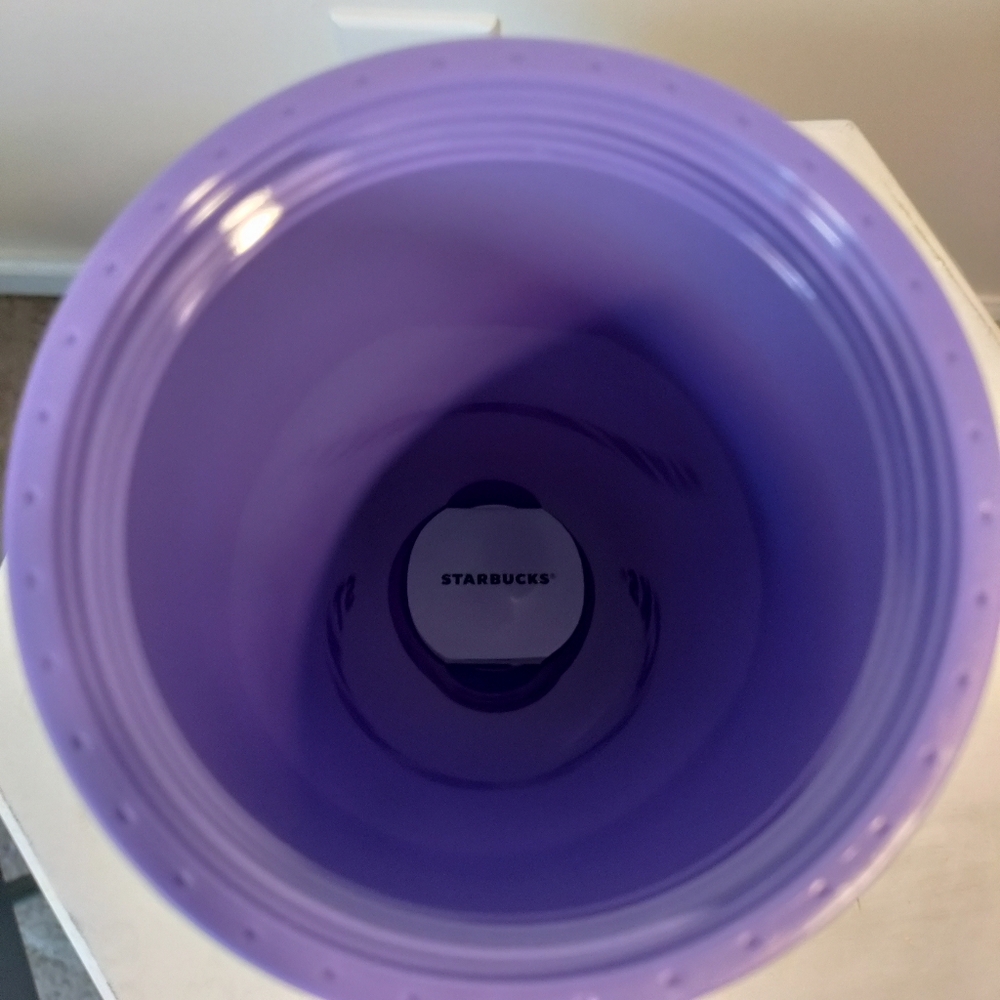 Starbucks Tumbler GLOW-IN-THE-DARK Purple Slime Halloween 2025 Cold Cup & Straw - Picture 6 of 11